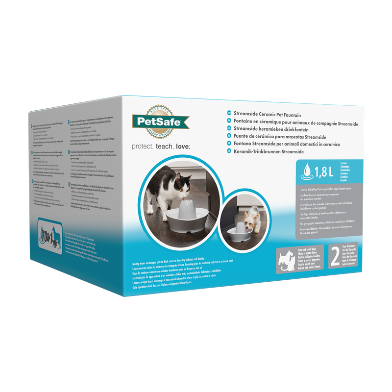 PetSafe® Streamside Ceramic Pet Fountain PetSafe® Streamside Ceramic Pet Fountain