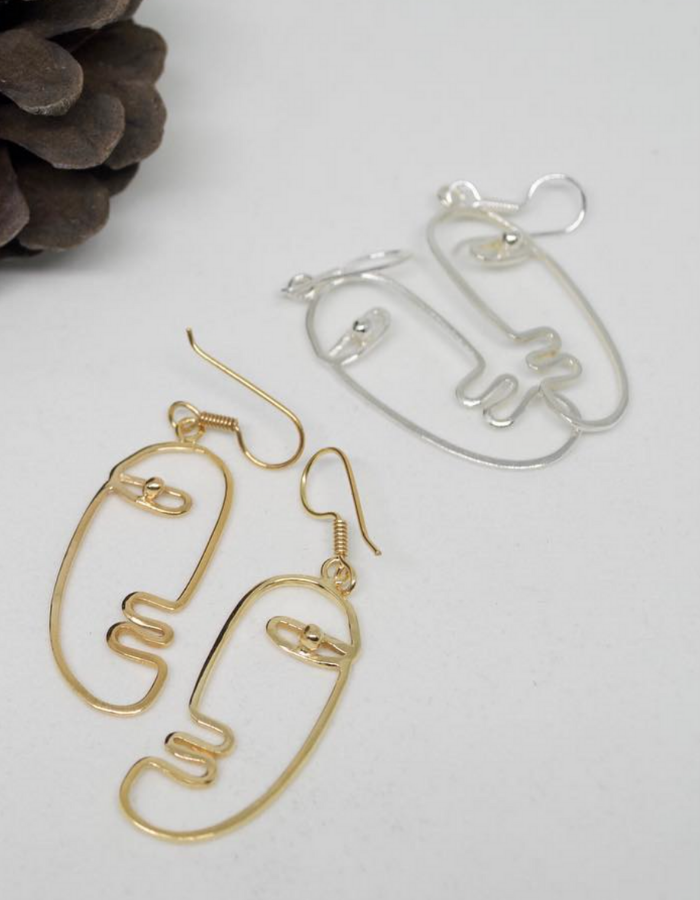 Picasso Silver Earrings