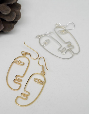 Picasso Silver Earrings