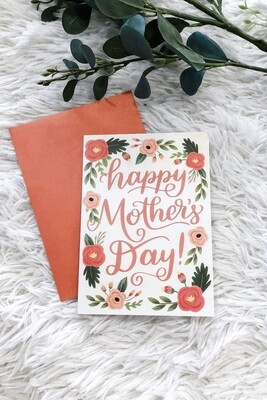 Floral Mother's Day Greeting Card