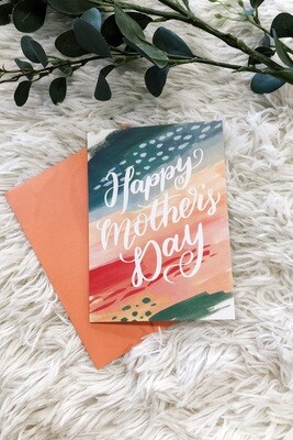 Artsy Mother's Day Greeting Card Artsy Mother's Day Greeting Card