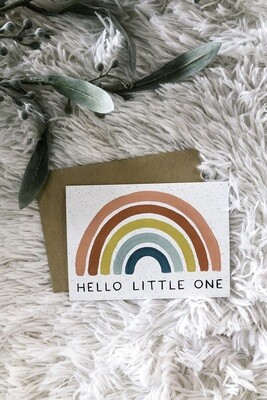 Rainbow Little One Greeting Card