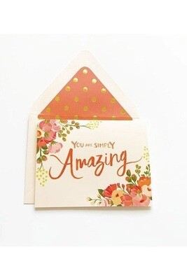 Simply Amazing Greeting Card