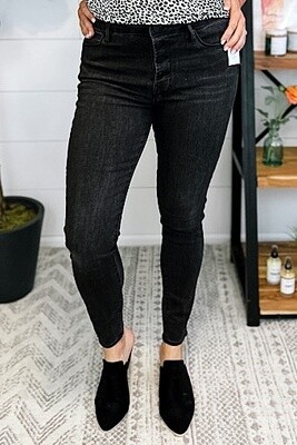 Britney Gray Button Fly Skinny Jeans Britney Gray Button Fly Skinny Jeans