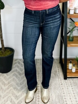 Kennedy Hi-Rise Straight Leg Dark Wash Denim Kennedy Hi-Rise Straight Leg Dark Wash Denim