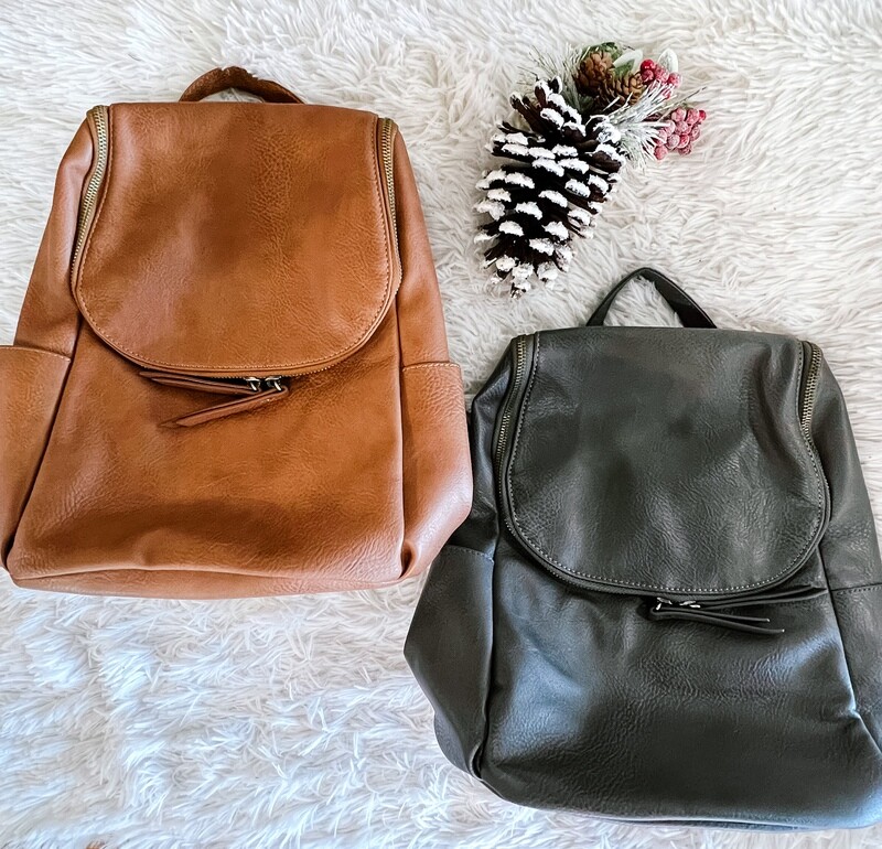 Double Zipper Top Backpack Double Zipper Top Backpack
