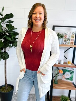 Vanilla Hooded Duster Vanilla Hooded Duster