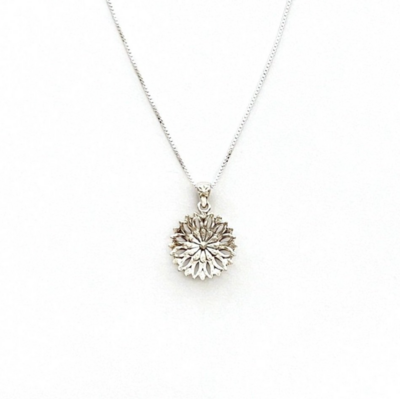 Sterling Silver Pinwheel Pendant Necklace Sterling Silver Pinwheel Pendant Necklace