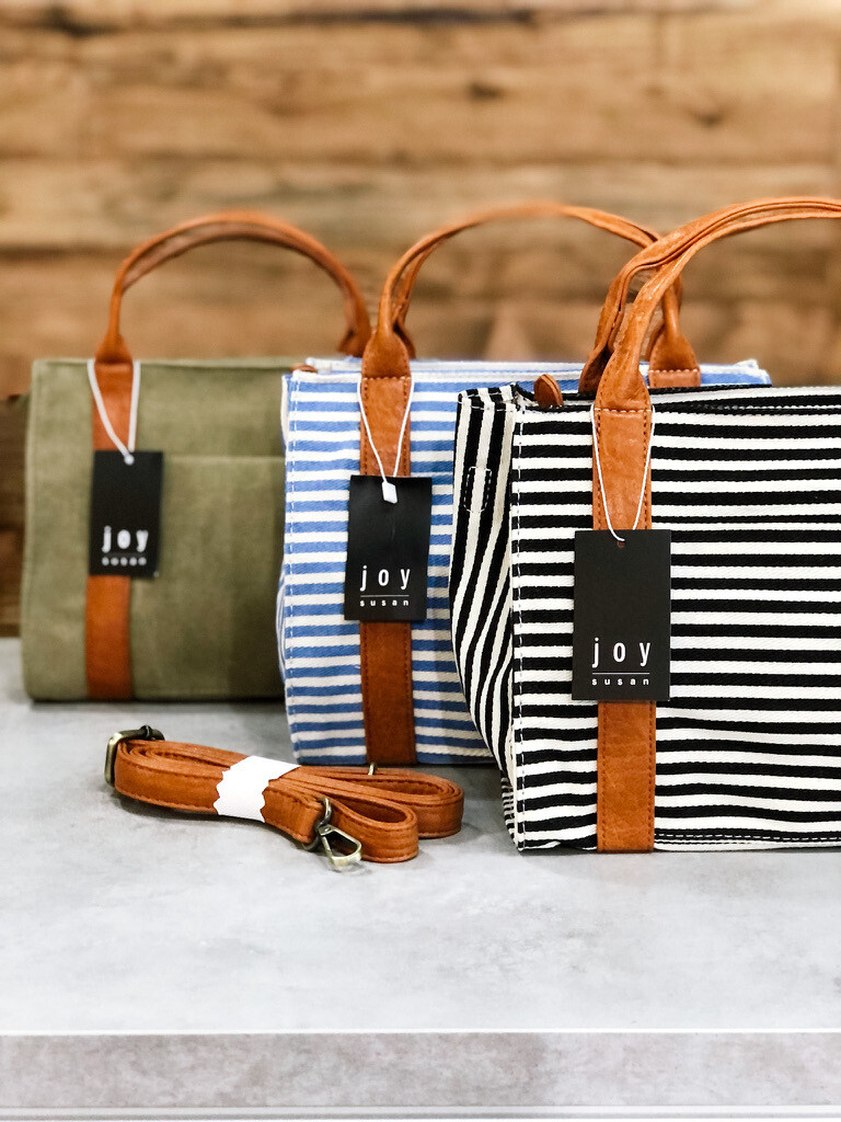 Gwen Canvas Crossbody Tote Mod Mountain Boutique