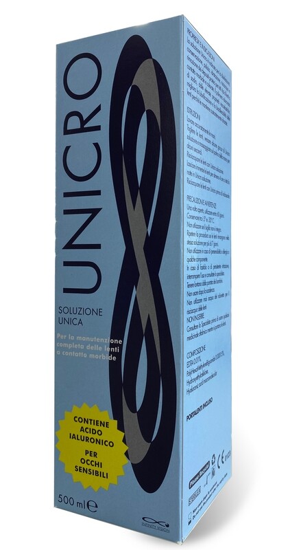 UNICRO - Soluzione unica per la manutenzione delle lenti a contatto morbide
