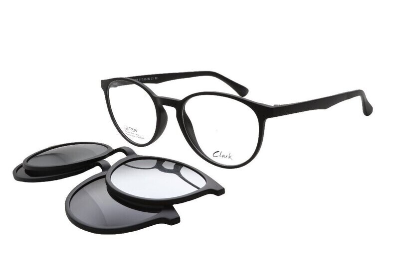 Occhiale da Vista Unisex CLIP-ON K1009 001 Occhiale da Vista Unisex CLIP-ON K1009 001