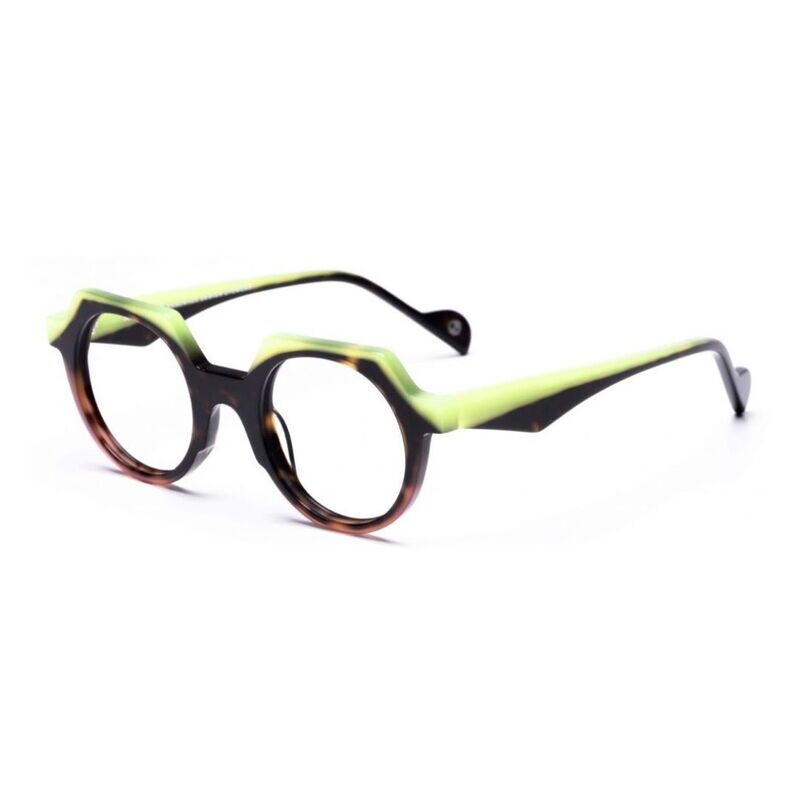 Occhiale da Vista Kelinse LORENCE Dark Tortoise - Sunny Green Pink