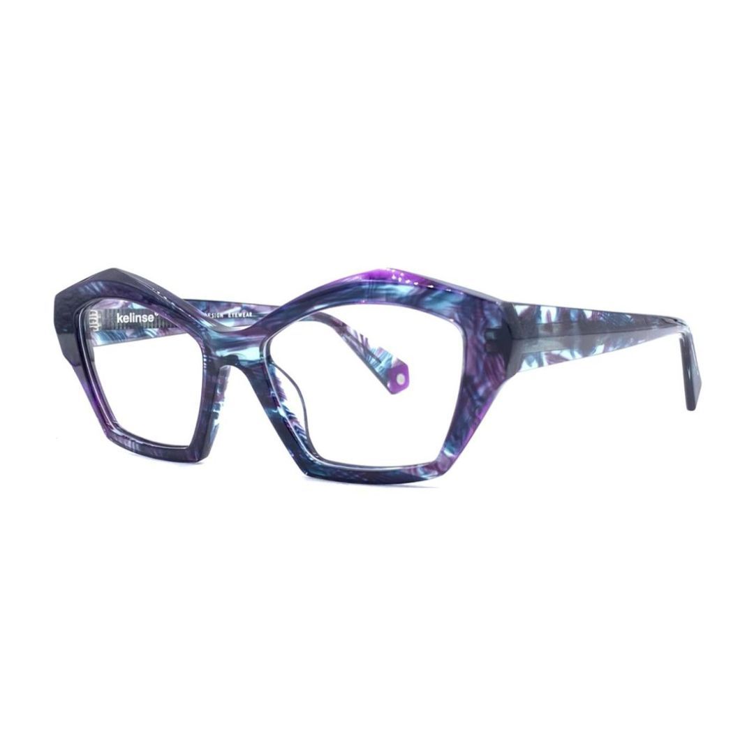 Occhiale da Vista Kelinse MONIKA Petrol Purple Camo