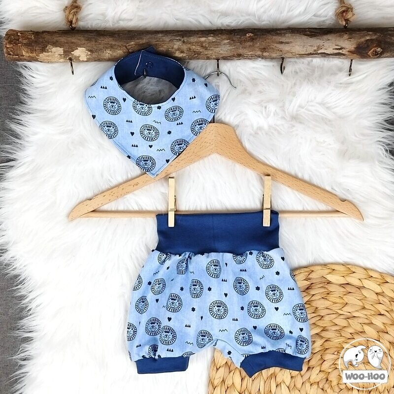 Short Löwe Hellblau