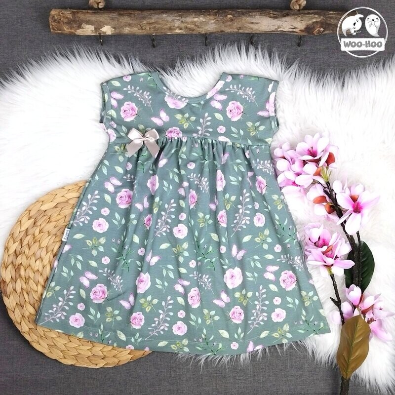 Kleid Salbei Rosen
