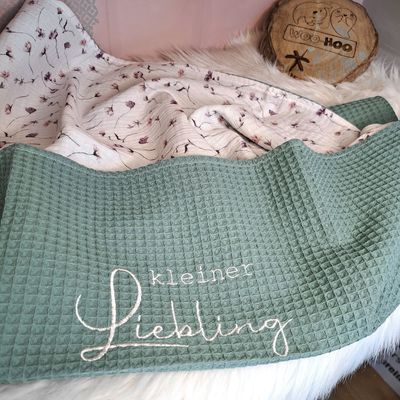 Babydecke Salbei | Streublumen
