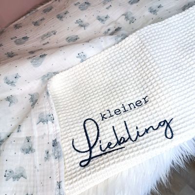 Babydecke Creme | Bären