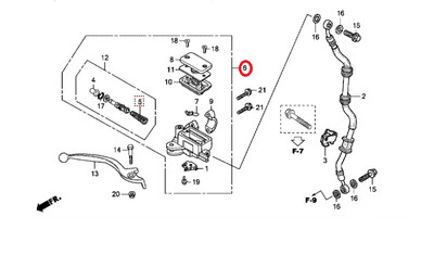 JARRUPÄÄSYLINTERI ETU HONDA CROSSI