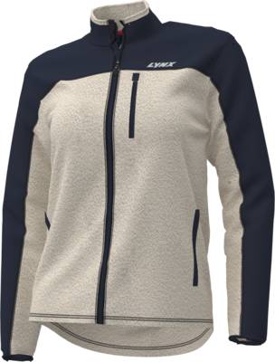 LYNX NAISTEN TEDDY FLEECE TAKKI BEIGE