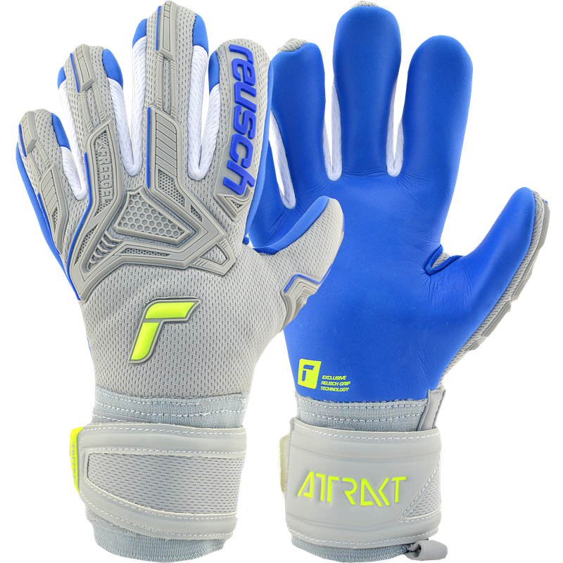 Reusch Attrakt Freegel Silver Finger Support Junior