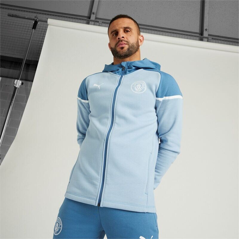 Felpa Full Zip con Cappuccio Adulto Manchester City 2023/2024
