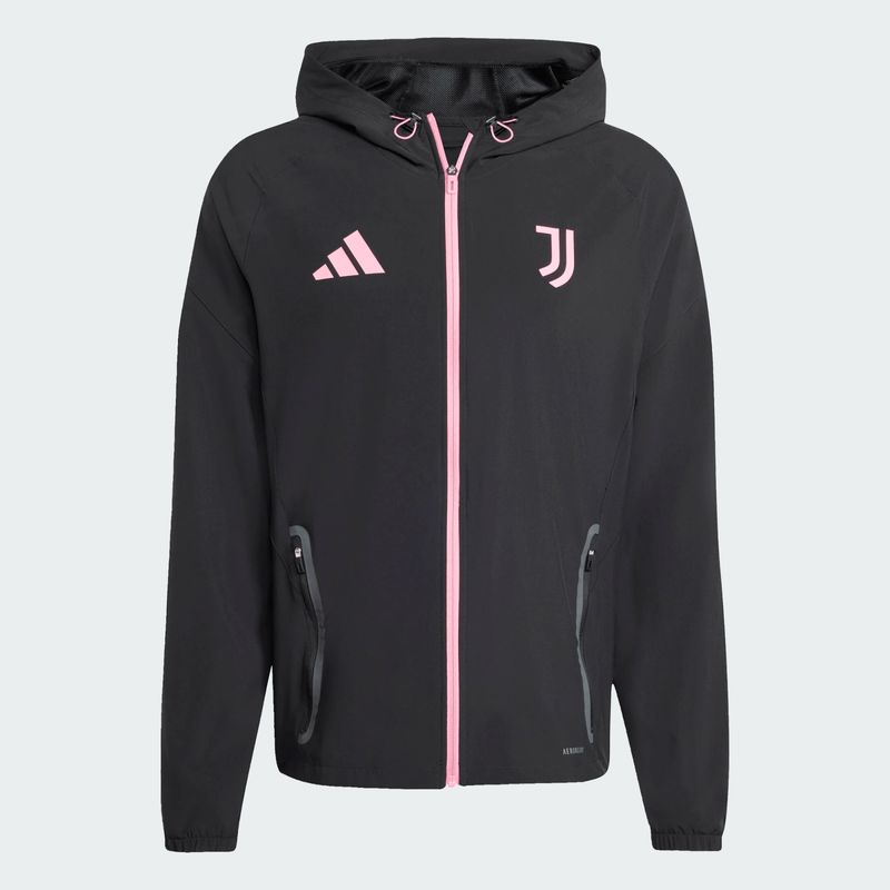 Felpa Full Zip con Cappuccio Juve Adulto 2025/2026