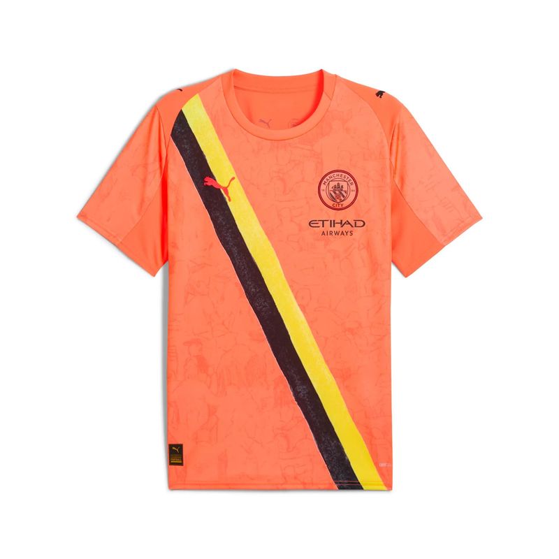 Maglia KidSuper Manchester City Arancio Adulto 2025/2026 Maglia KidSuper Manchester City Arancio Adulto 2025/2026