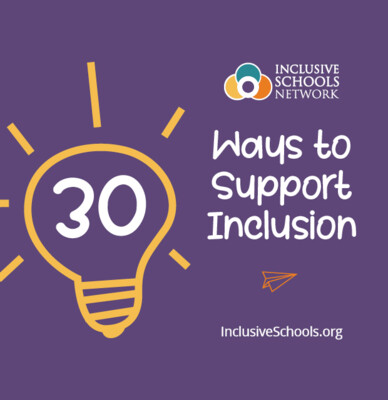 30 Ways to Support Inclusion Foldable Brochures (Bundle of 25)