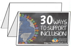 30 Ways to Support Inclusion Foldable Brochures (Bundle of 25)