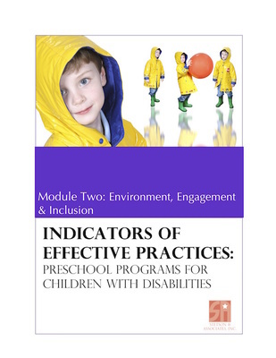 Preschool Programs for Children with Disabilities: Module 2 Environment, Engagement and Inclusion