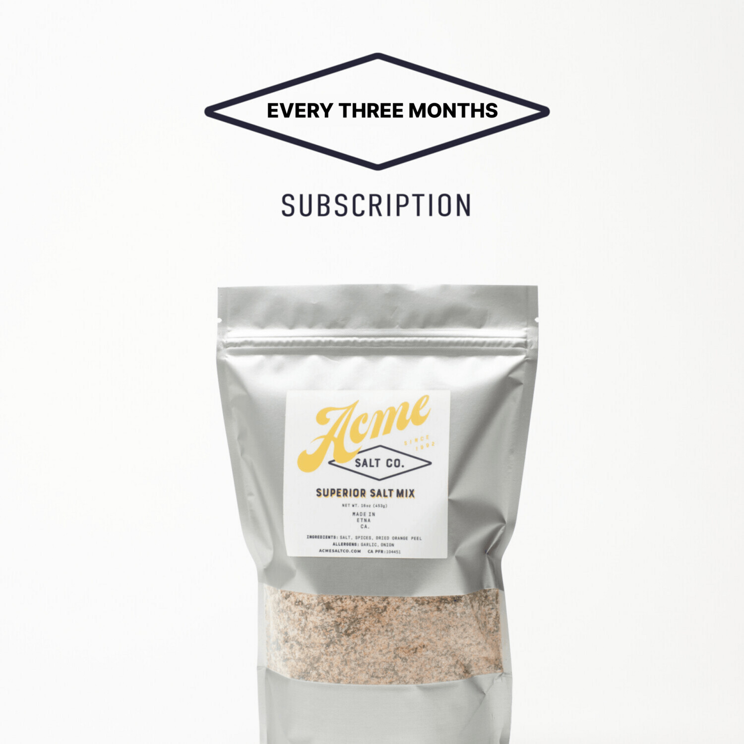 Superior Salt Mix Subscription - Once Every 3 Months
