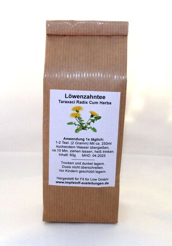 Löwenzahn-Tee ( lat. Taraxacum) 60g lose Löwenzahn-Tee ( lat. Taraxacum) 60g lose
