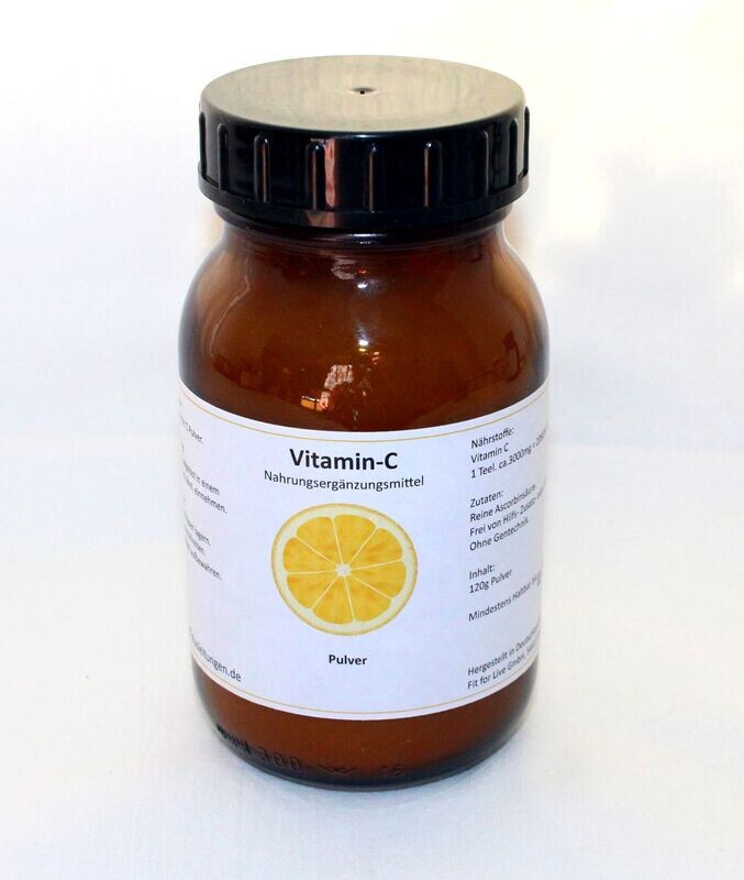 Vitamin C 120g Pulver hochdosiert Vitamin C 120g Pulver hochdosiert