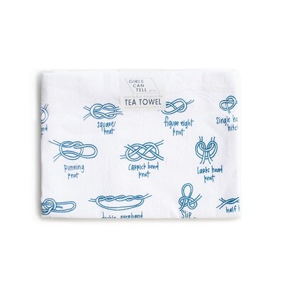 Nautical Knots Tea Towel