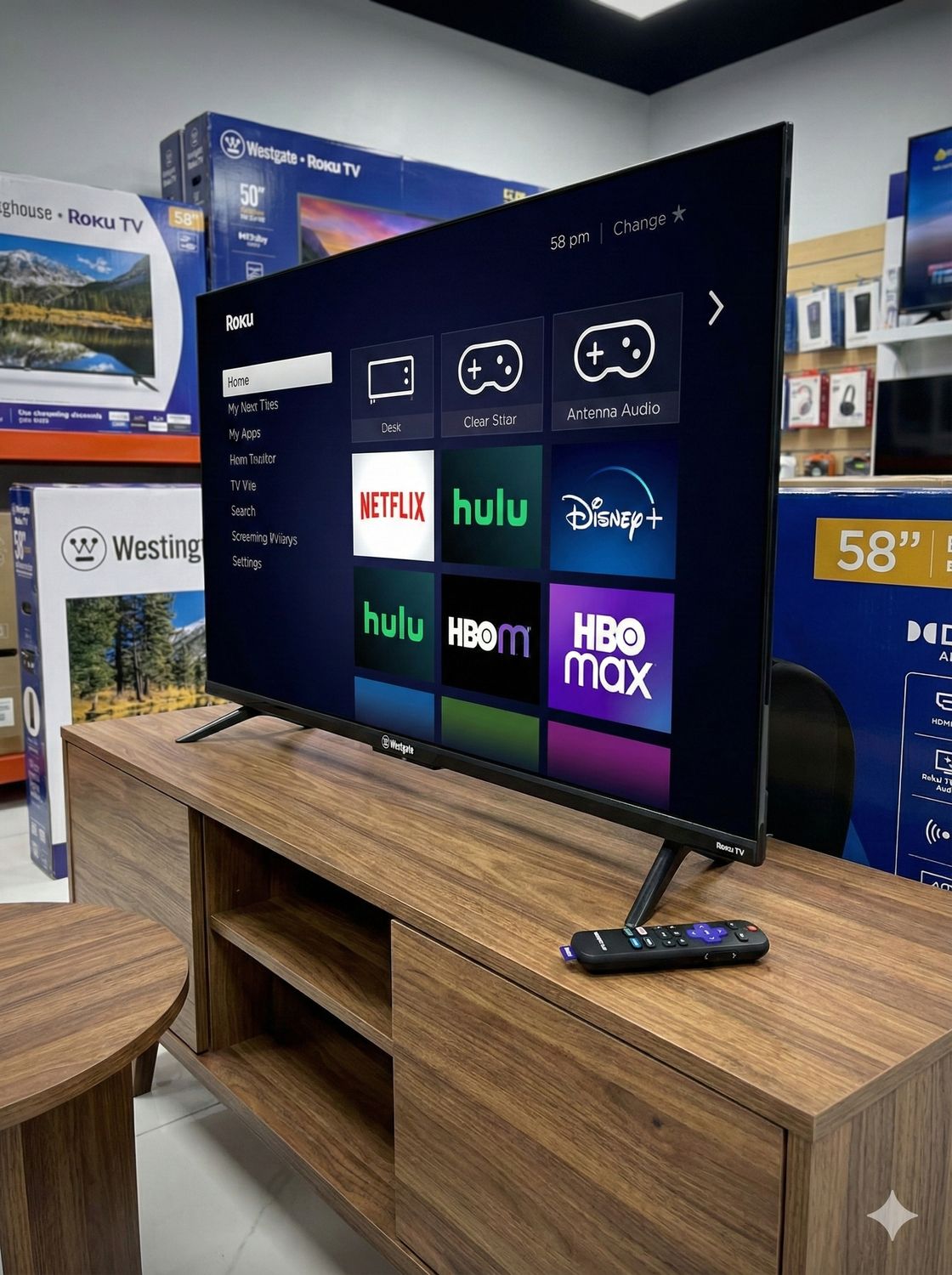 Westinghouse 50" Edgeless 4K Ultra HD Roku Smart TV