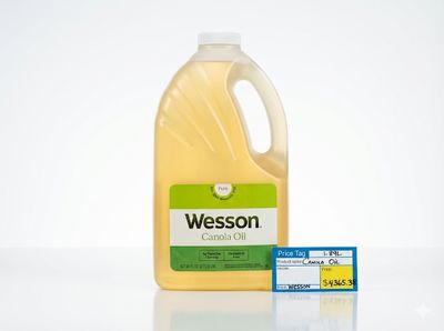 Wesson Canola Oil – Pure, Natural &amp; Cholesterol-Free