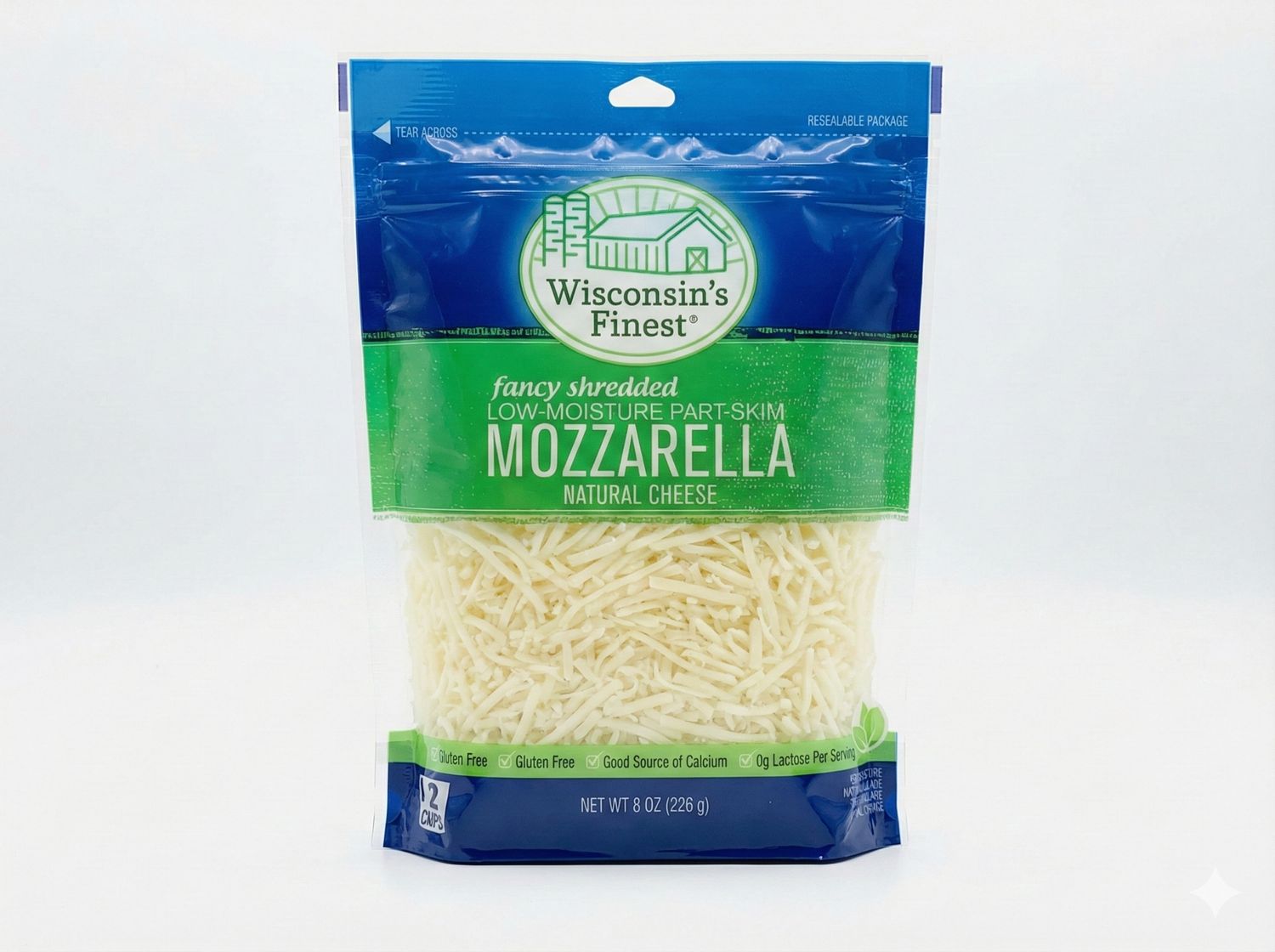 Shredded Low-Moisture Part-Skim Mozzarella