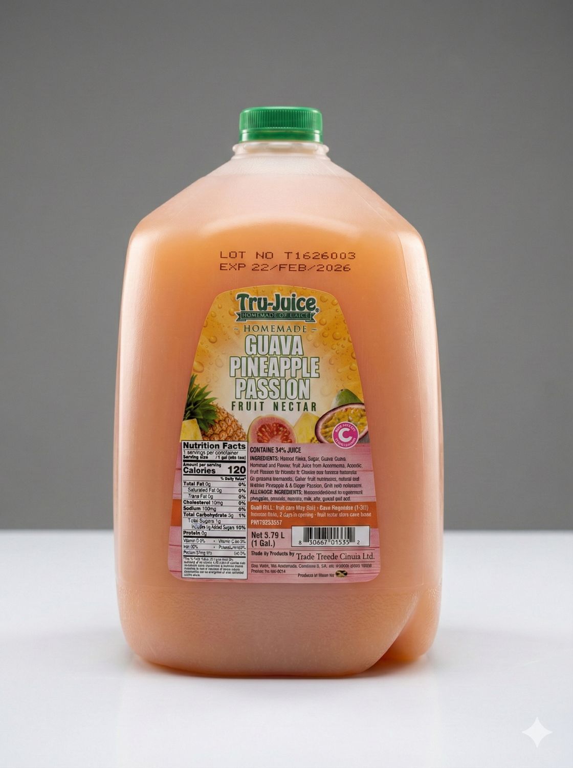 Tru-Juice Homemade Guava Pineapple Passion Fruit Nectar