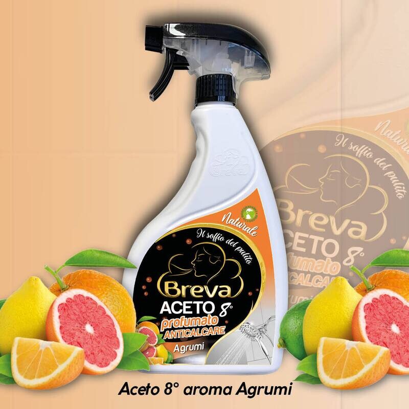 ACETO 8° PROFUMATO AGRUMI   700 ML (Conf. da 1/3/6/12 flaconi)