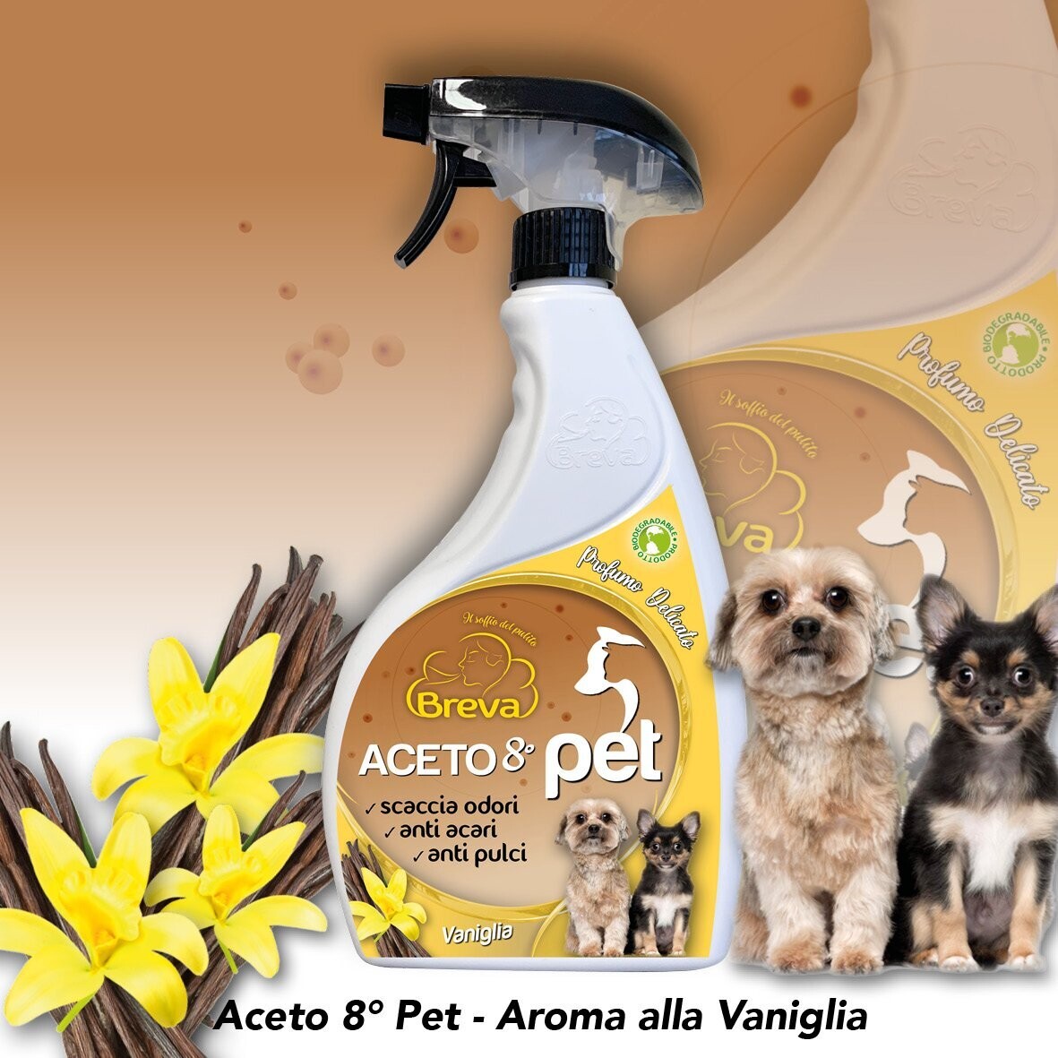 ACETO 8° PET PROFUMATO VANIGLIA  700 ML (Conf. da 1/3/6/12 flaconi)
