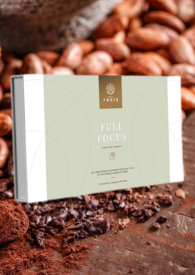 Full Focus Maanddosering Truffel, Cacao met Lion’s Mane & Ginkgo biloba.