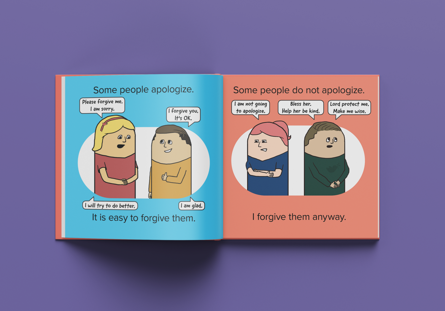 God Helps Me Forgive &amp; Apologize: 2-in-1 Flip-it Book