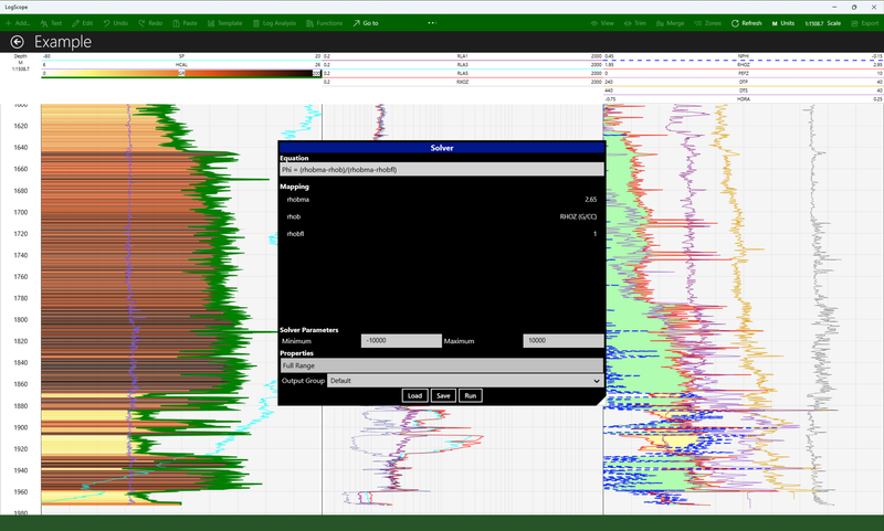 LogScope Solver and Scripting