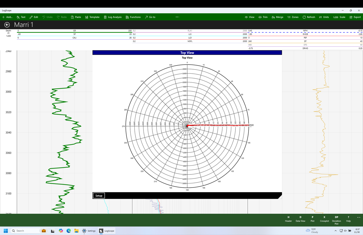 LogScope Verticality