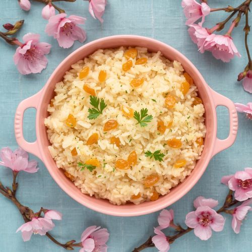 Butter Rice with Golden Raisins Butter Rice with Golden Raisins