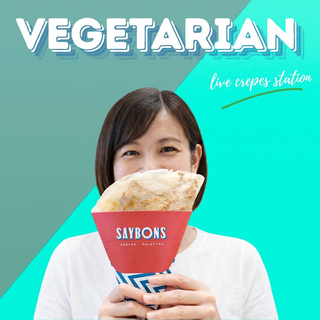 Vegetarian Crepes Live Station Vegetarian Crepes Live Station