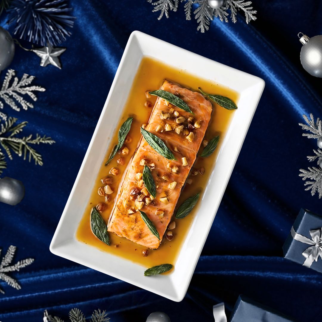 Salmon with Brown Butter Sage & Hazelnuts Salmon with Brown Butter Sage & Hazelnuts