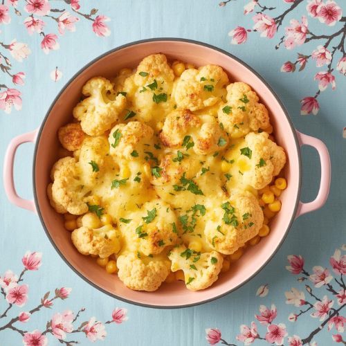 Golden Cauliflower Gratin (V) Golden Cauliflower Gratin (V)