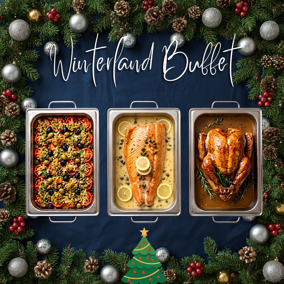Winterland Buffet with Live Crepe Station Winterland Buffet with Live Crepe Station