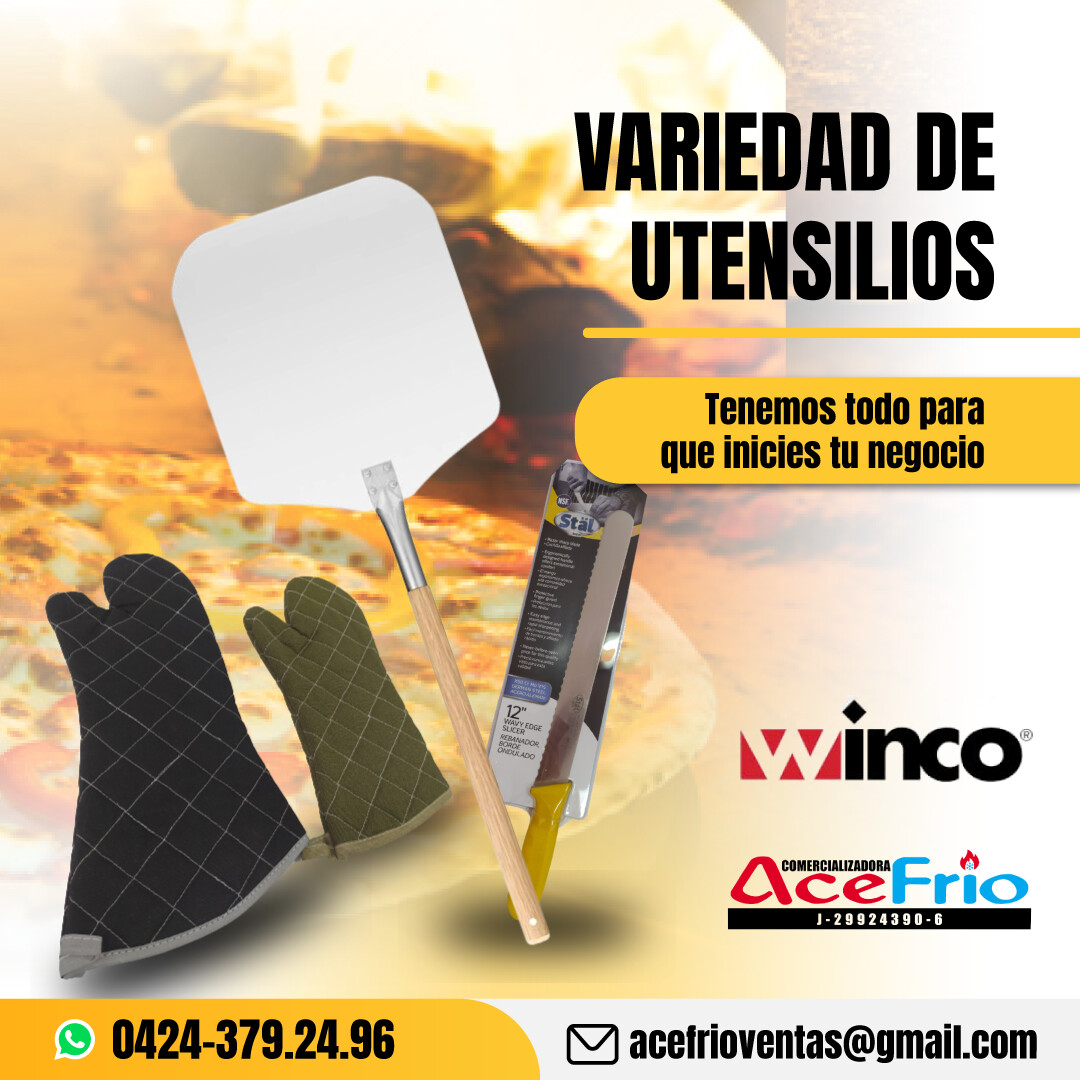 Utensilios para negocio de Pizzas